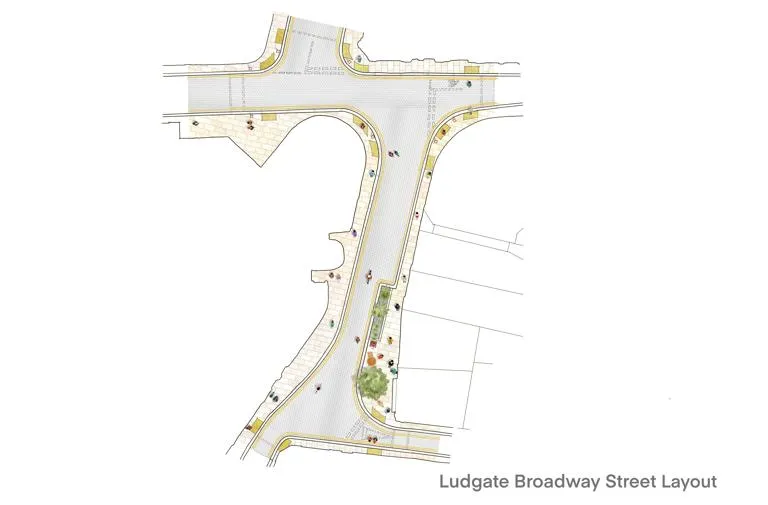 Ludgate Broadway Street Layout