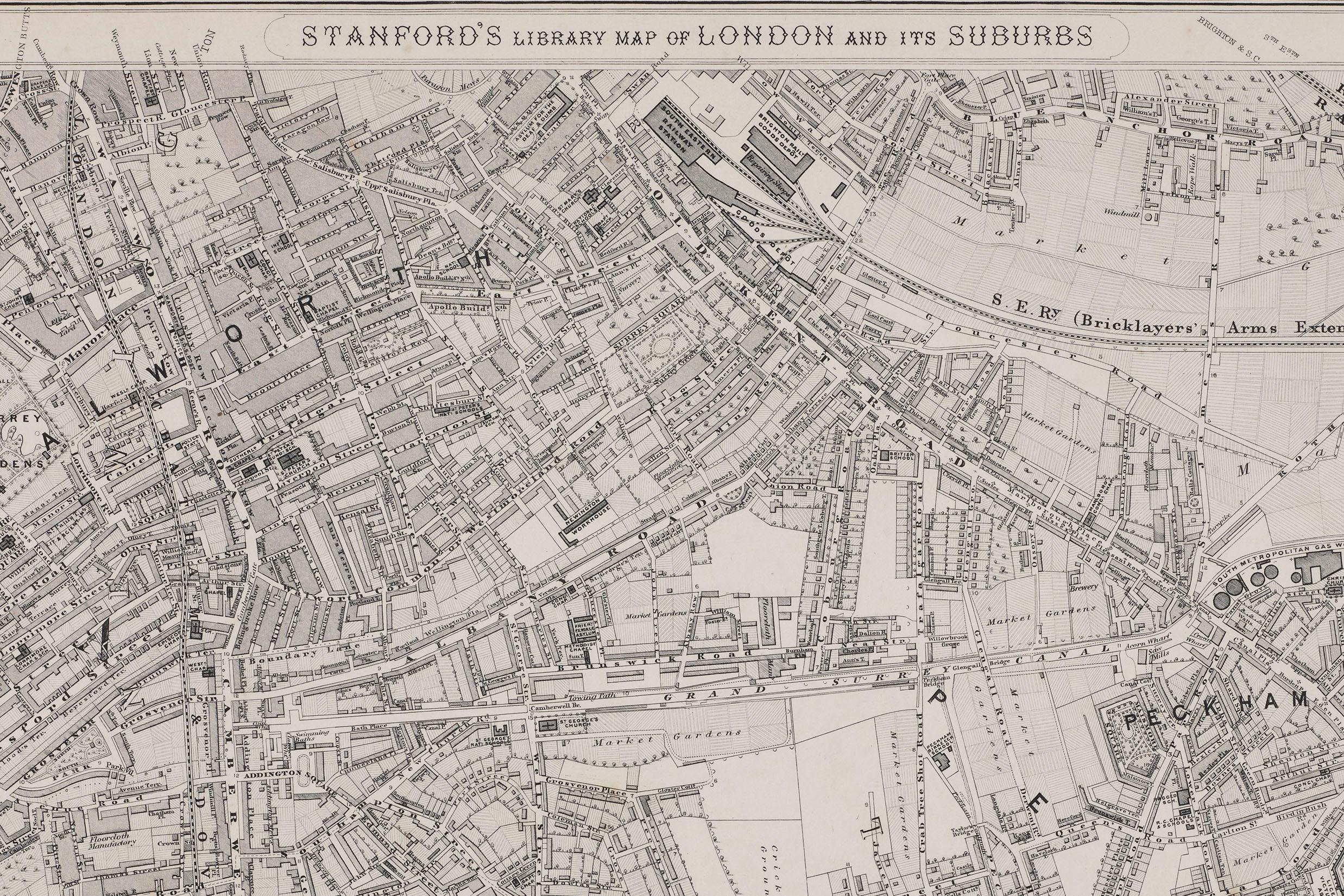 London Central series of maps - City of London